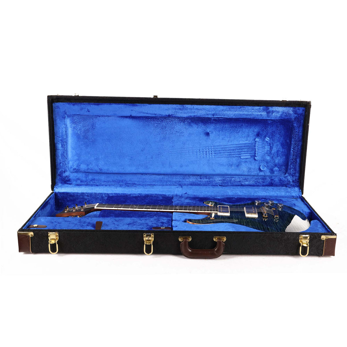 PRS McCarty 594 Wood Library Guitar Rosewood Neck River Blue 2018 — 12