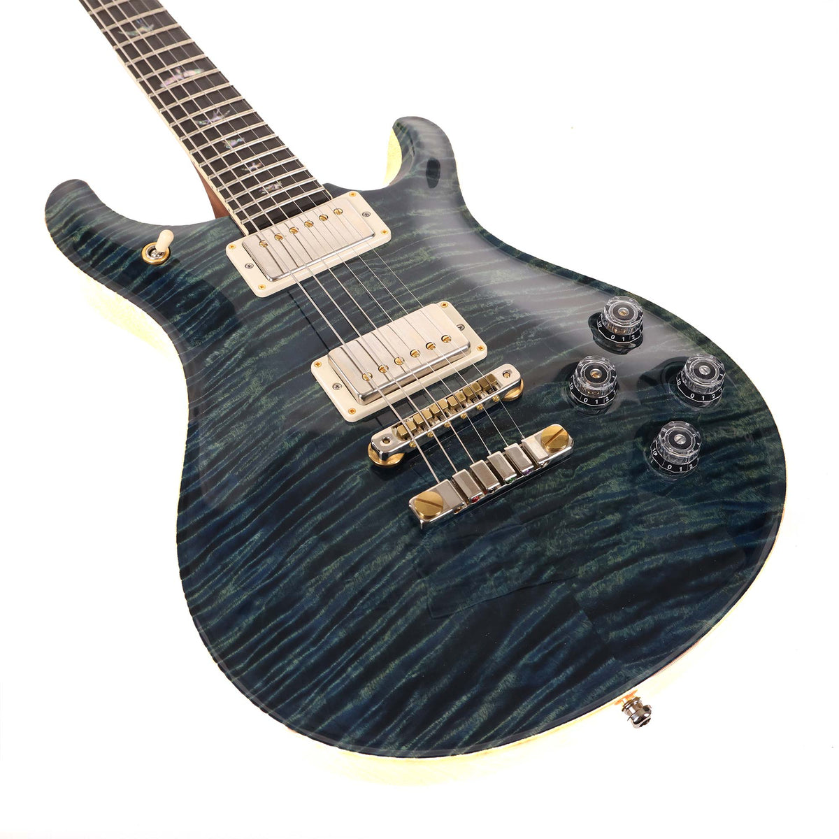 PRS McCarty 594 Wood Library Guitar Rosewood Neck River Blue 2018 — 8