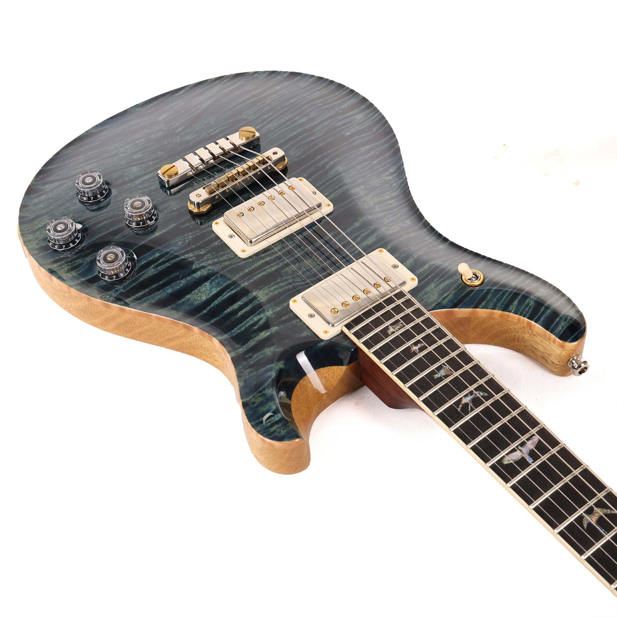 PRS McCarty 594 Wood Library Guitar Rosewood Neck River Blue 2018 — 9