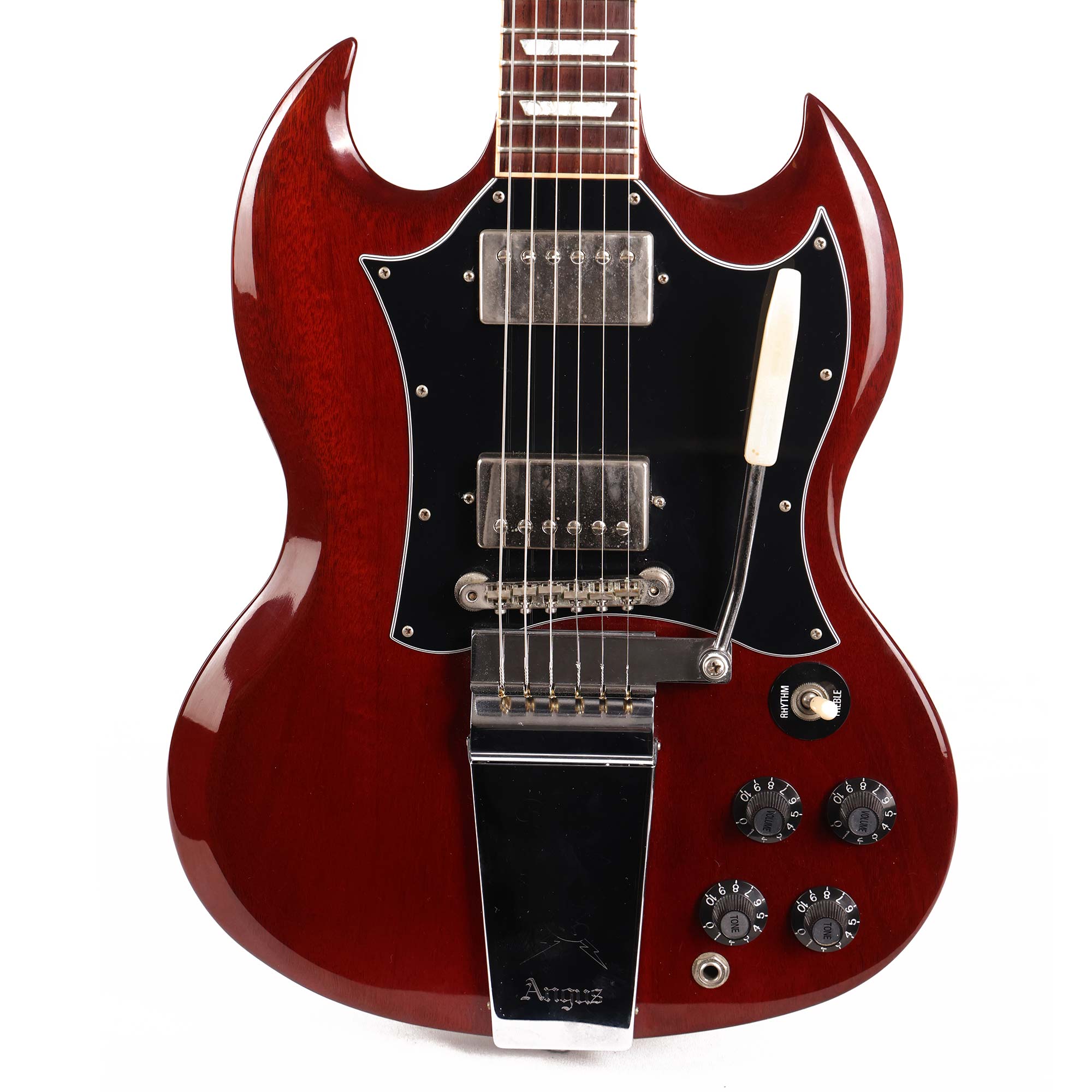 angus young gear Gibson Angus Young Signature SG Cherry Red 2000