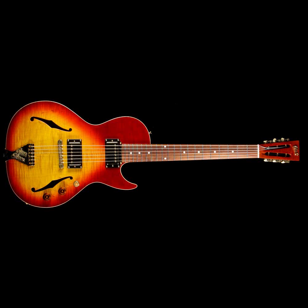 B&G Guitars Little Sister Private Build Cherry Burst | The Music Zoo