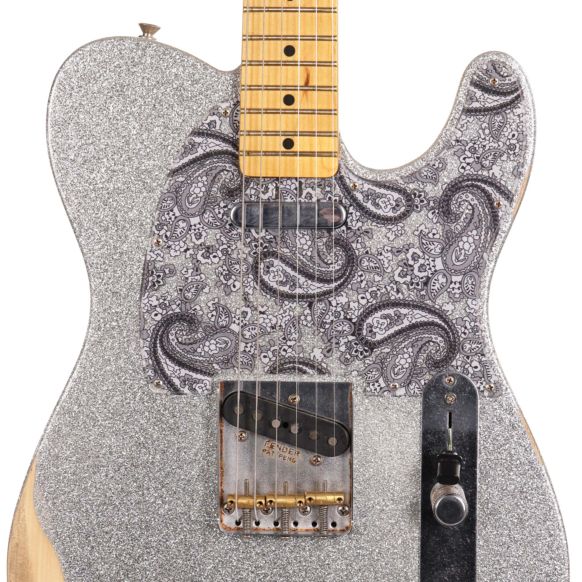 Fender Road Worn Brad Paisley Telecaster Silver Sparkle | The