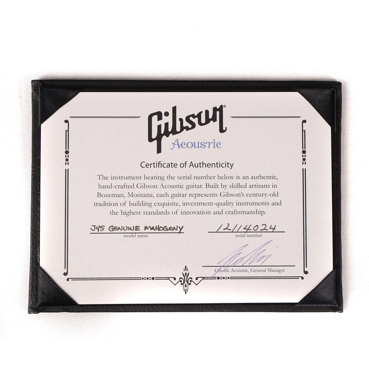 Gibson J-45 Genuine Mahogany Acoustic-Electric Natural 2014