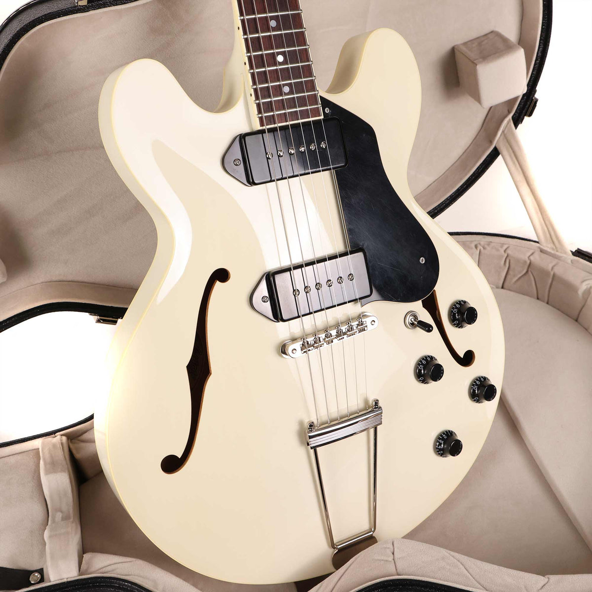 Collings I-30 LC Hollowbody Electric Olympic White 2022 — 7