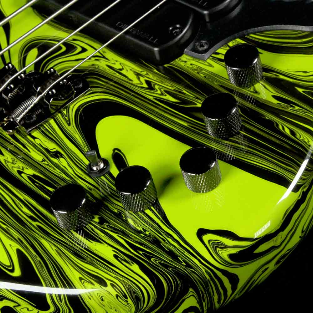 Dingwall NG2 Adam Nolly Getgood Fan Fret Ferrari Green Swirl — 6