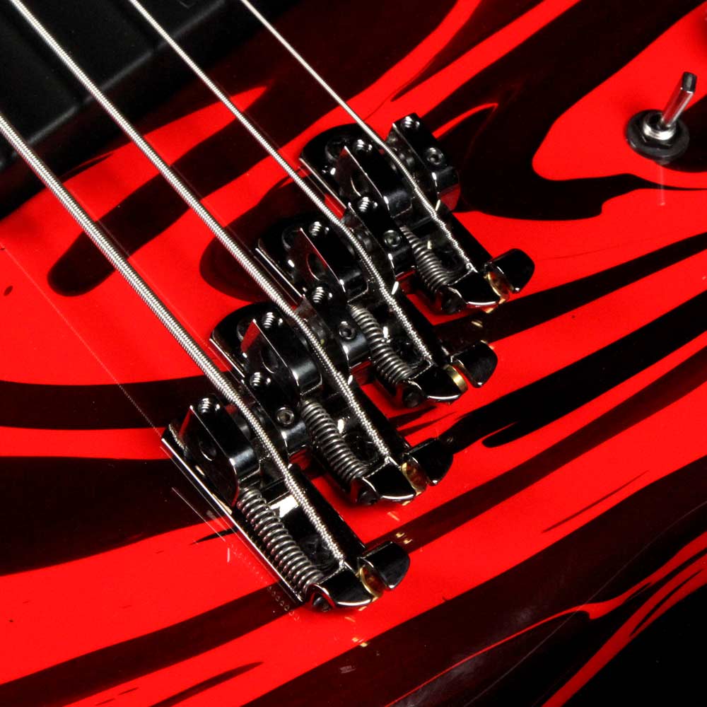 Dingwall NG2 Adam Nolly Getgood Fan Fret 4-String Bass Ferrari Red Swirl Gloss — 5