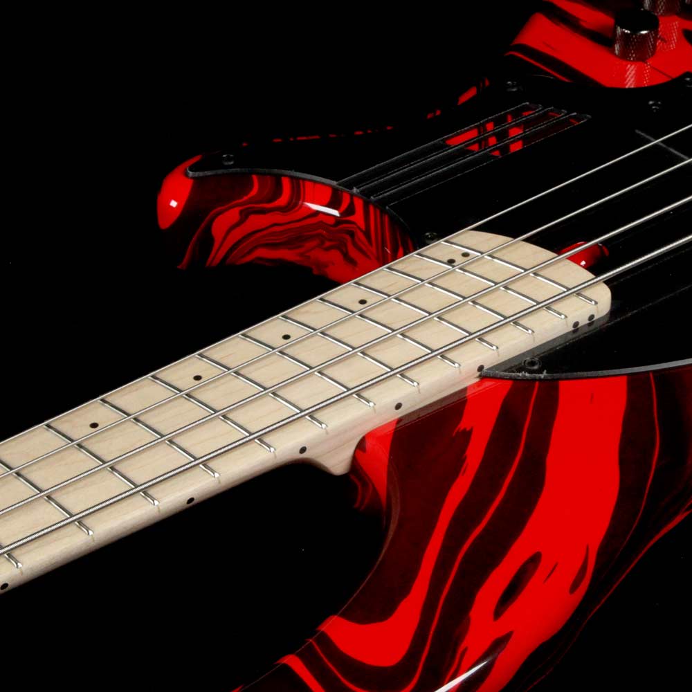 Dingwall NG2 Adam Nolly Getgood Fan Fret 4-String Bass Ferrari Red Swirl Gloss — 6