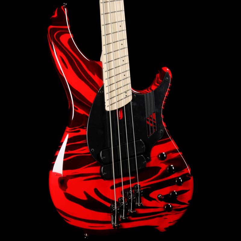 Dingwall NG2 Adam Nolly Getgood Fan Fret 4-String Bass Ferrari Red Swirl Gloss — 1