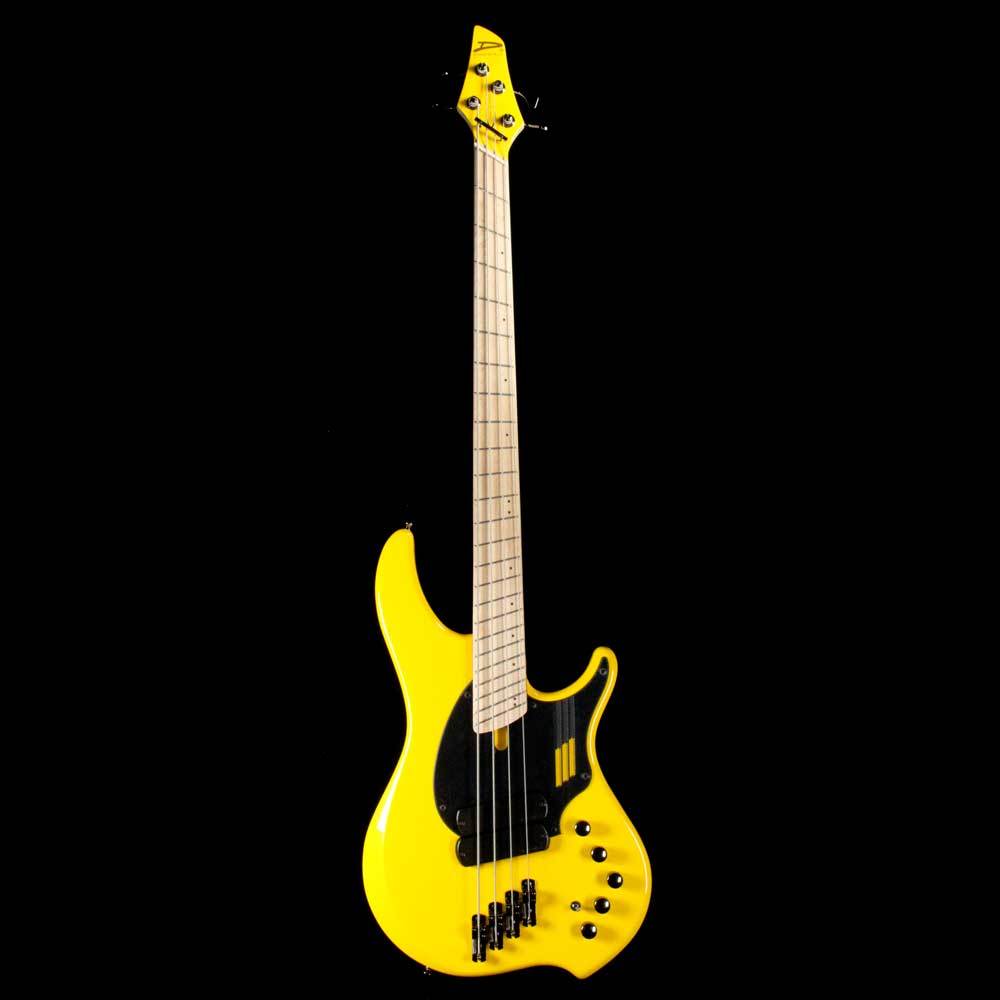Dingwall NG2 Adam Nolly Getgood Fan Fret 4-String Bass Ferrari Yellow Gloss — 2
