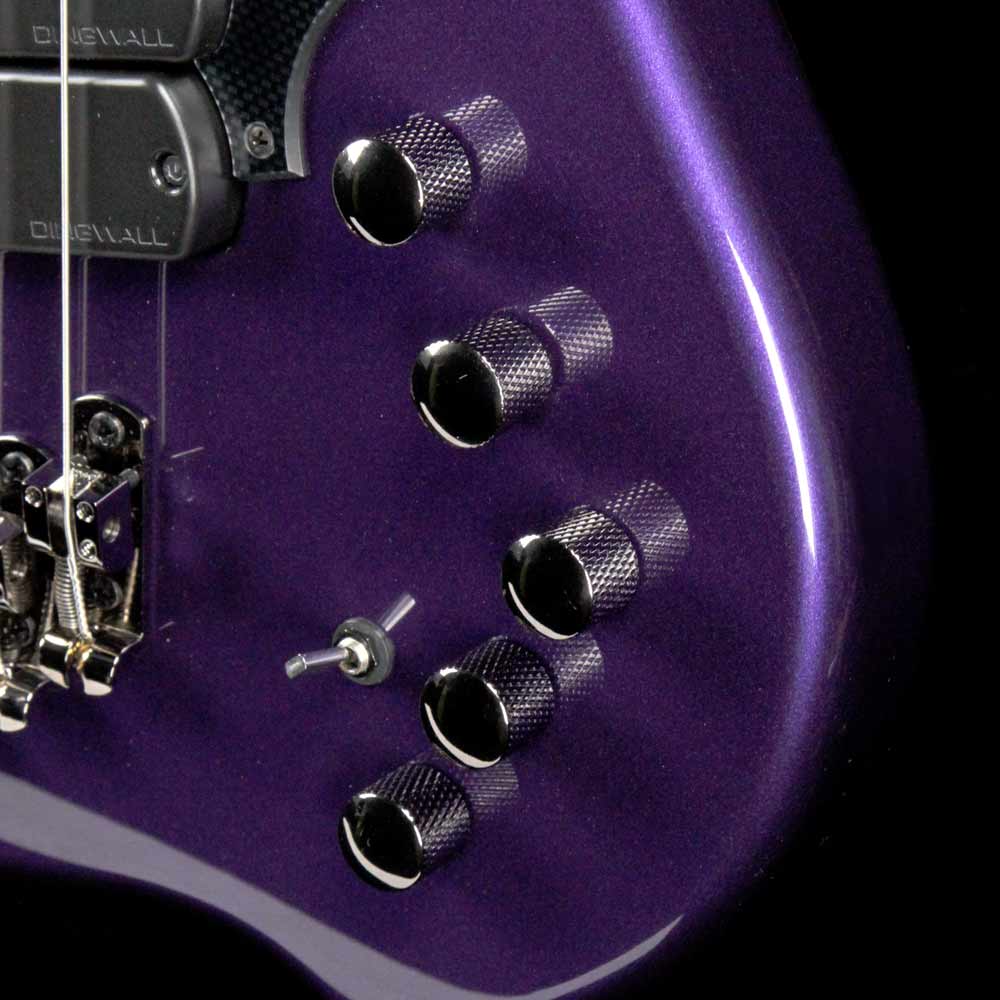 Dingwall NG2 Adam Nolly Getgood Fan Fret 4-String Bass Purple Metallic Gloss — 7