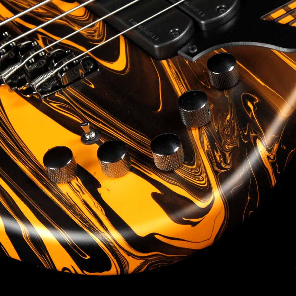 Dingwall NG2 Adam Nolly Getgood Fan Fret Lambo Orange Swirl — 5
