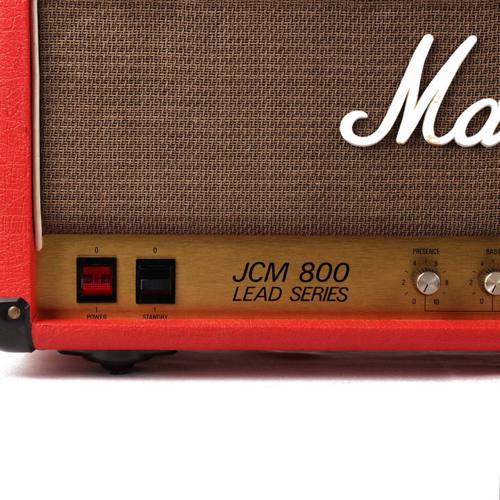 1986 Marshall JCM 800 2204 50w Head Red Tolex