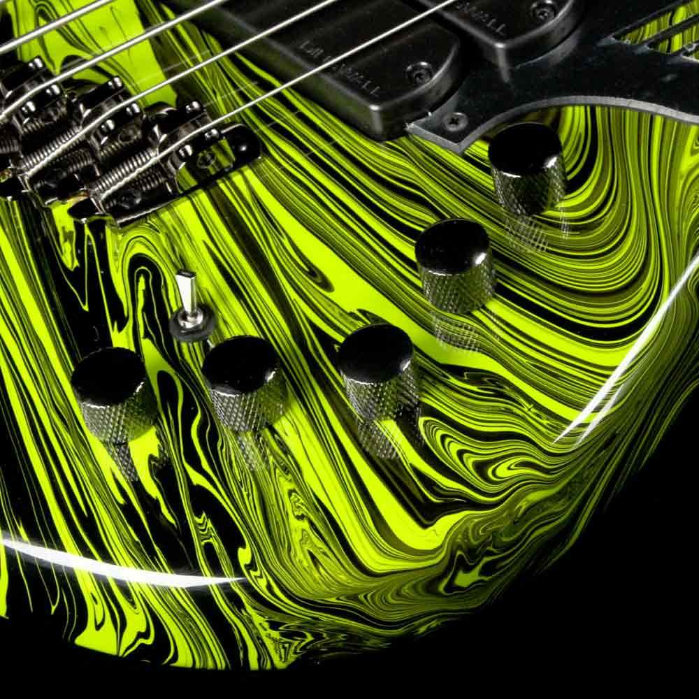 Dingwall NG2 Adam Nolly Getgood Fan Fret 5-String Bass Ferrari Green Swirl — 7