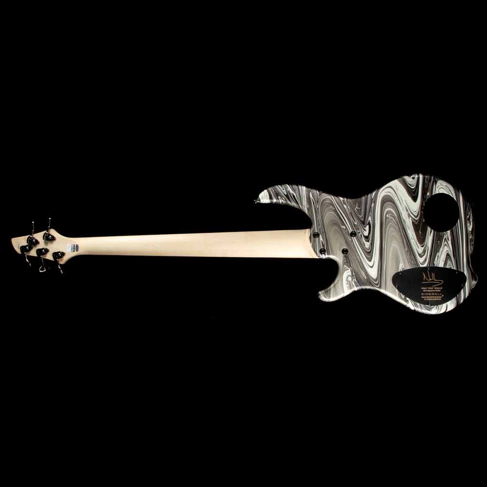 Dingwall NG2 Adam Nolly Getgood Fan Fret 5-String Bass Ducati Matte White Swirl — 3