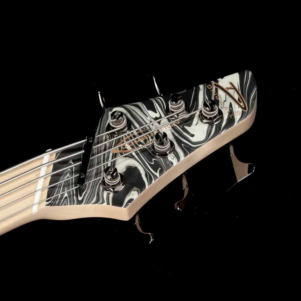 Dingwall NG2 Adam Nolly Getgood Fan Fret 5-String Bass Ducati Matte White Swirl — 5
