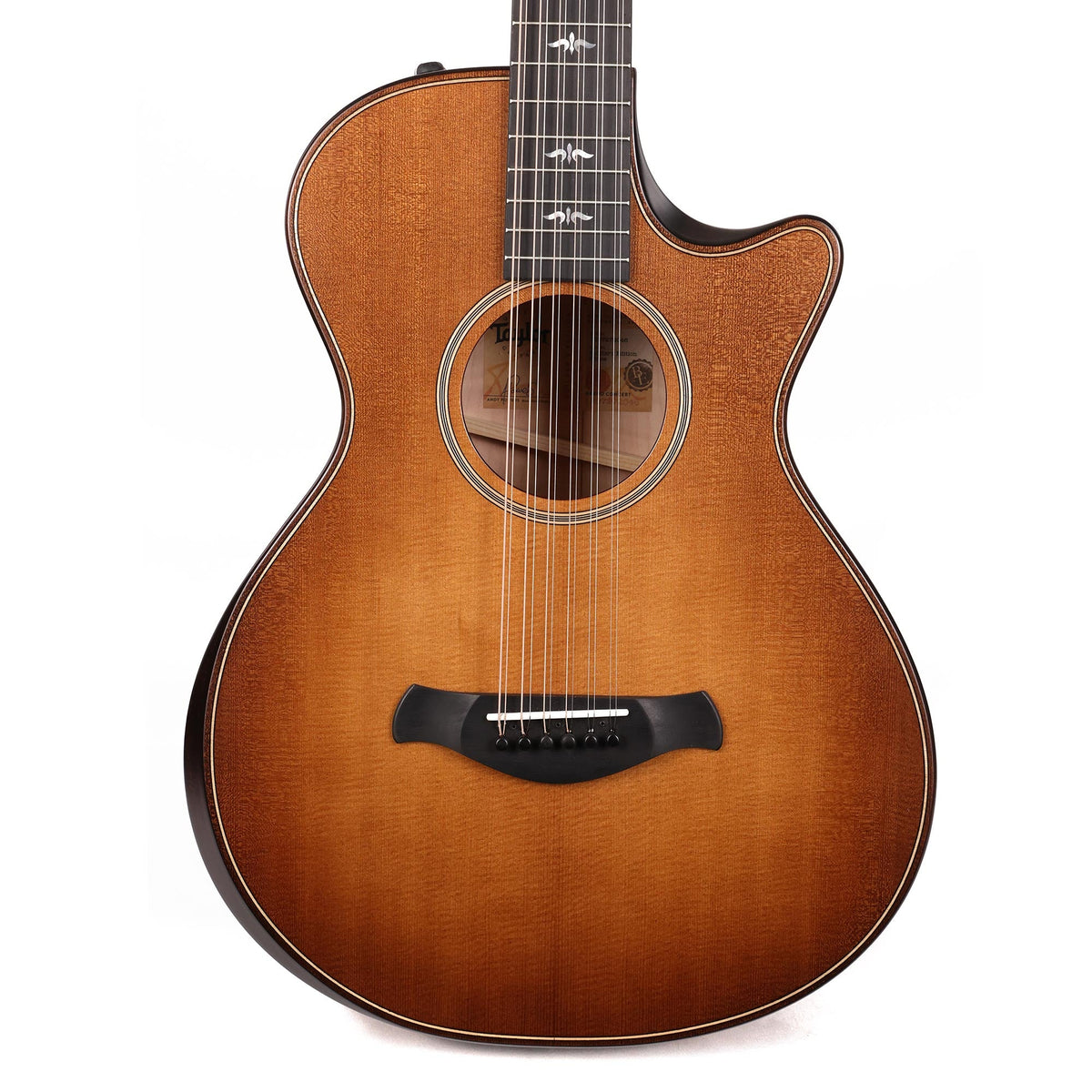 Taylor Builder's Edition 652ce Acoustic-Electric Wild Honey Burst 2022 — 1
