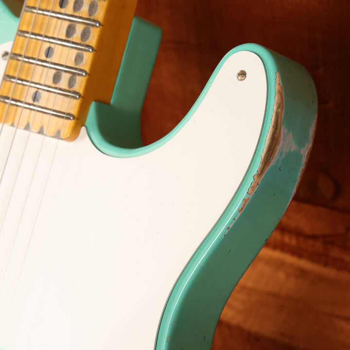 Fender Custom Shop Reverse Esquire Heavy Relic Faded Aged Seafoam Green 2023