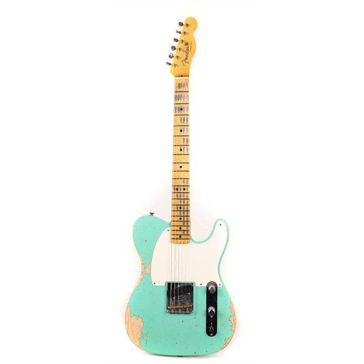 Fender Custom Shop Reverse Esquire Heavy Relic Faded Aged Seafoam Green 2023
