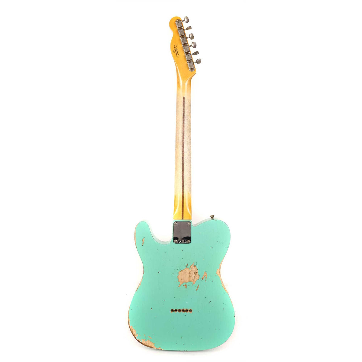 Fender Custom Shop Reverse Esquire Heavy Relic Faded Aged Seafoam Green 2023 — 3