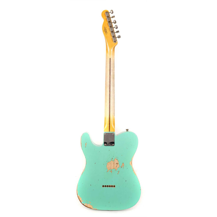 Fender Custom Shop Reverse Esquire Heavy Relic Faded Aged Seafoam Green 2023