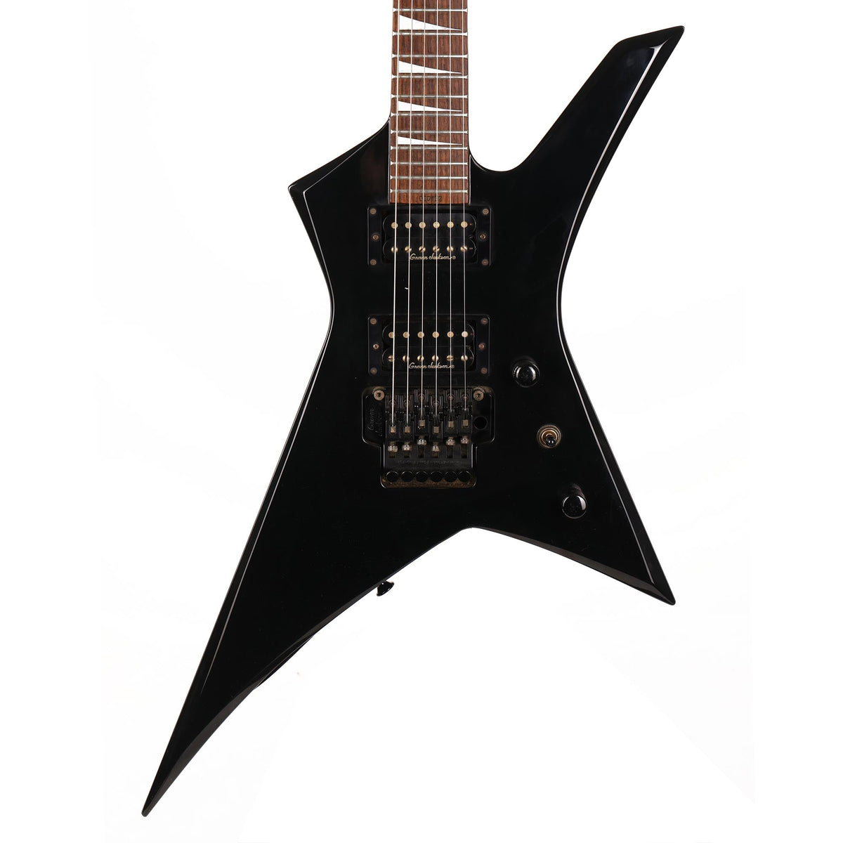 1990s Grover Jackson Japan Kelly Star Black | The Music Zoo