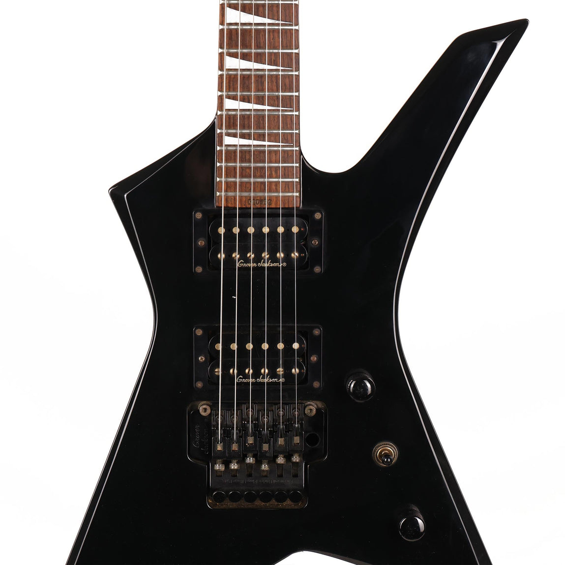 1990s Grover Jackson Japan Kelly Star Black | The Music Zoo