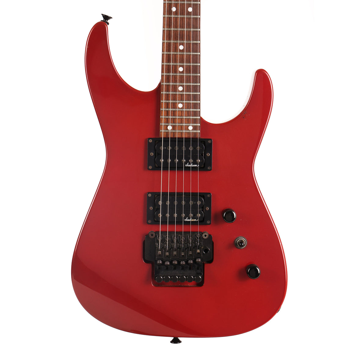 Jackson 91年製 デカロゴSUPER DINKY STANDARD HH Jackson Super Dinky Student HH Guitar Violet Red MIJ Used | The
