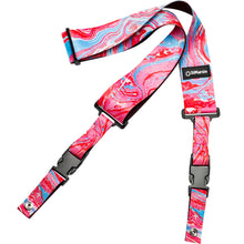 DiMarzio Steve Vai Cliplock Guitar Strap Blue Cherry Universe