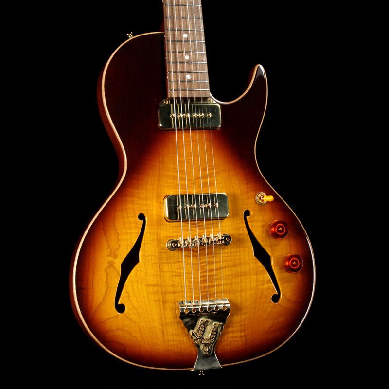 B&G Guitars Little Sister Crossroads Cutaway Tobacco Burst — 1