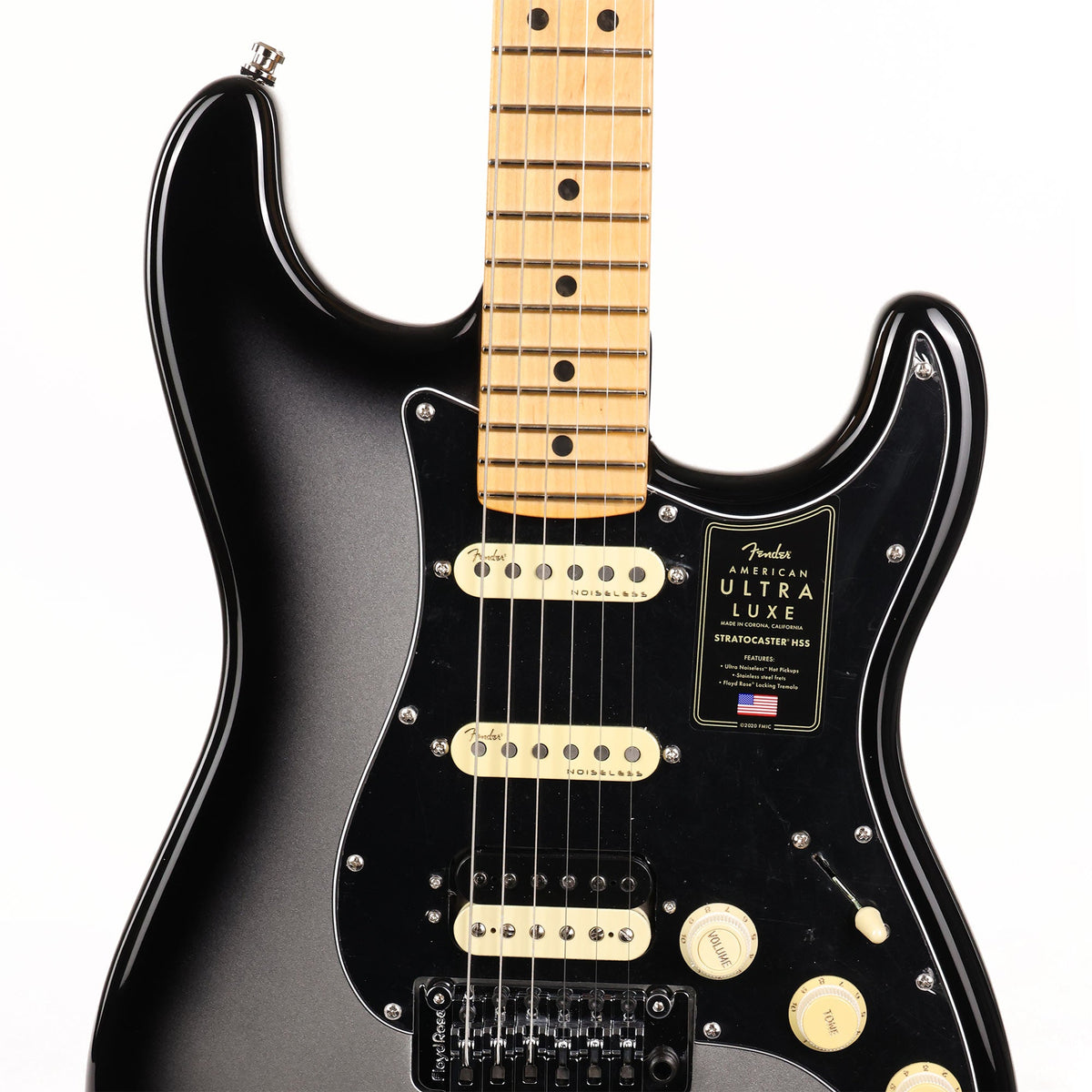 Fender Ultra Luxe Stratocaster HSS Floyd Rose Silverburst 2023 — 4