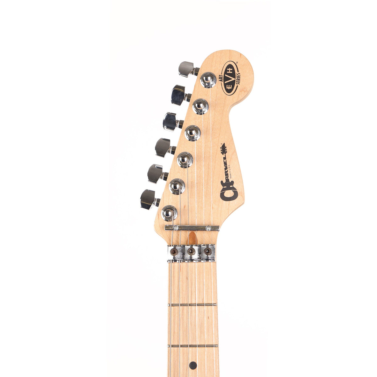 Charvel EVH Art Series Spokane Red Black and White Stripes 2004 — 14