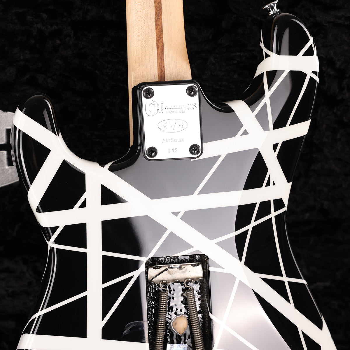 Charvel EVH Art Series Los Angeles Black and White Stripes 2007 — 12