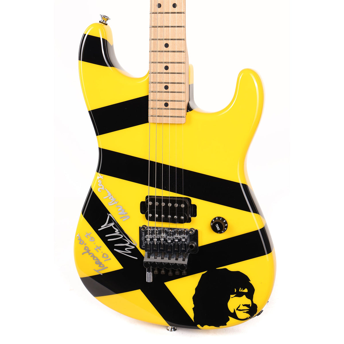 Charvel EVH Art Series Toronto Black and Yellow Stripes 2007 — 4