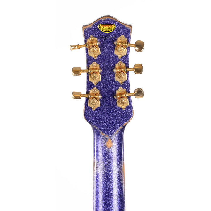 Gretsch Custom Shop G6128-CS Duo Jet Masterbuilt Gonzalo Madrigal Purple Sparkle Heavy Relic 2024