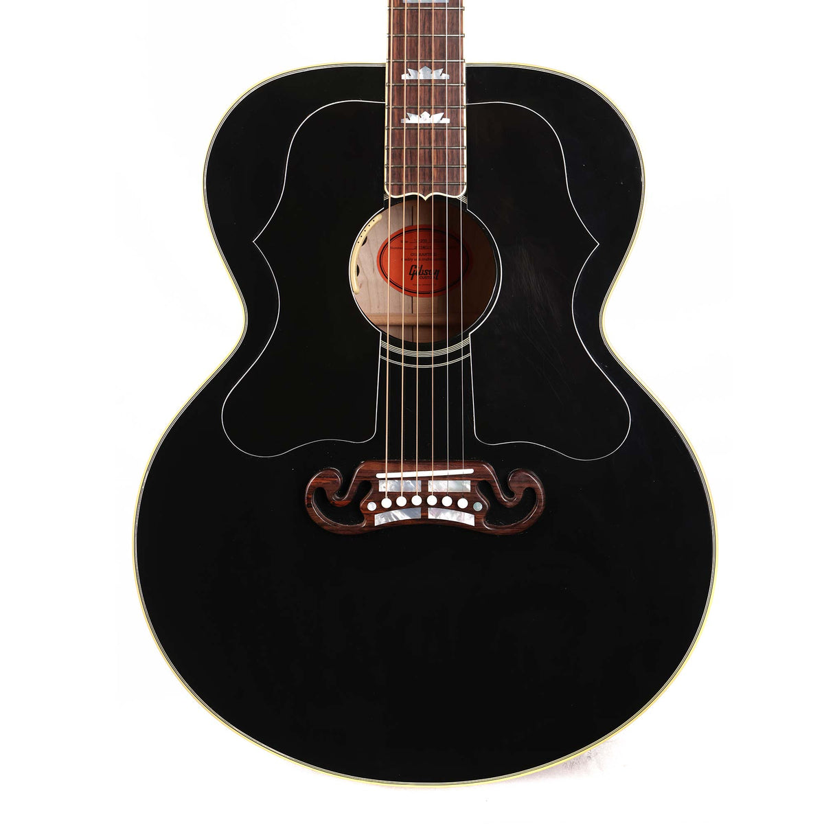 Gibson SJ-200 Original Made 2 Measure Acoustic-Electric Ebony 2024 — 1