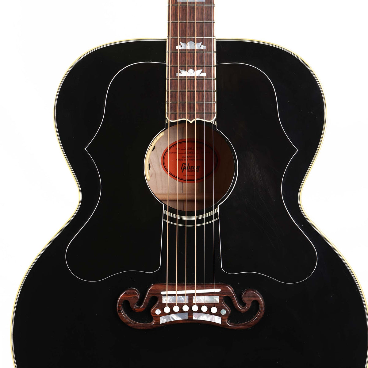 Gibson SJ-200 Original Made 2 Measure Acoustic-Electric Ebony 2024 — 4