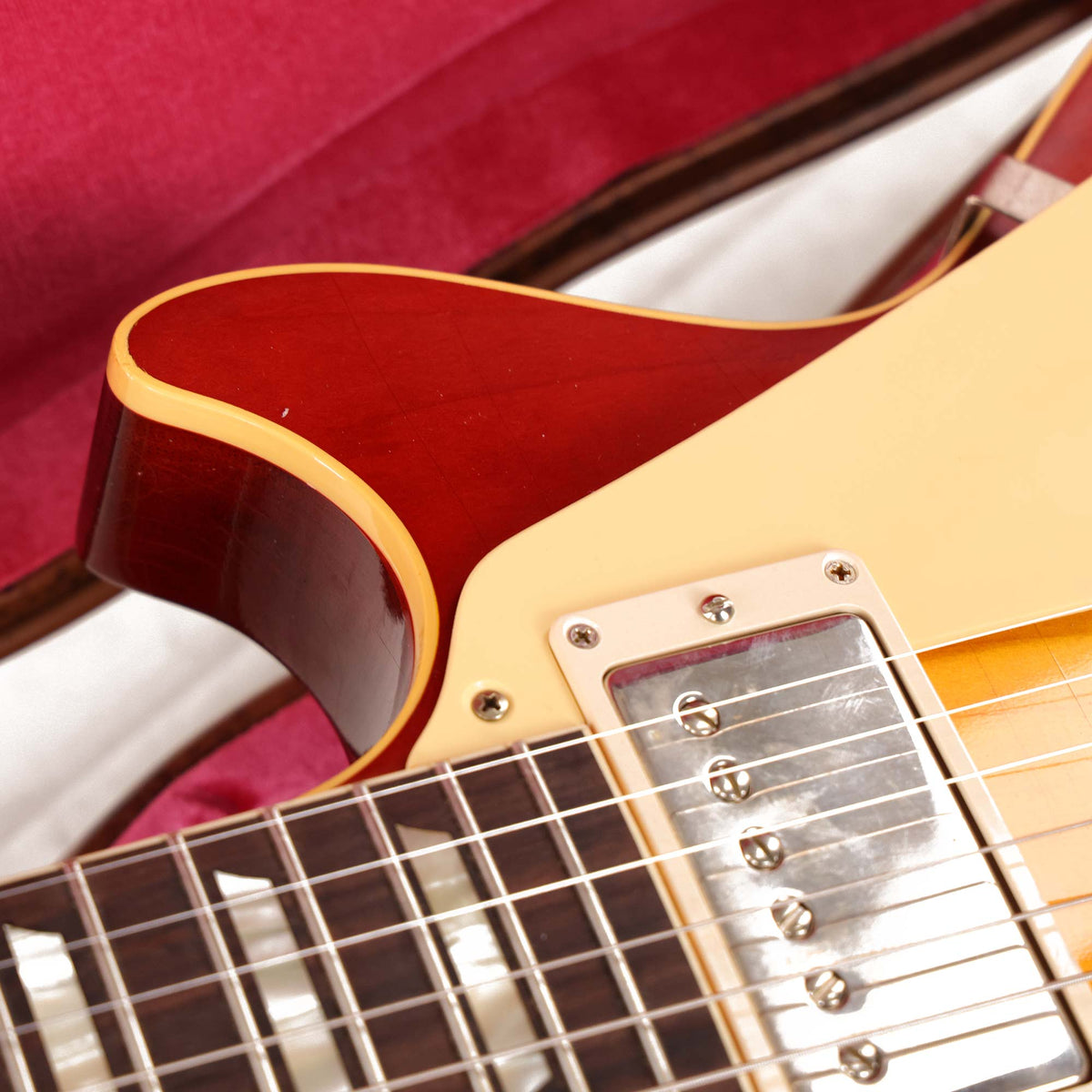 Gibson Custom Shop 1958 Les Paul Washed Cherry Sunburst Murphy Lab Ultra Light Aged 2024 — 10