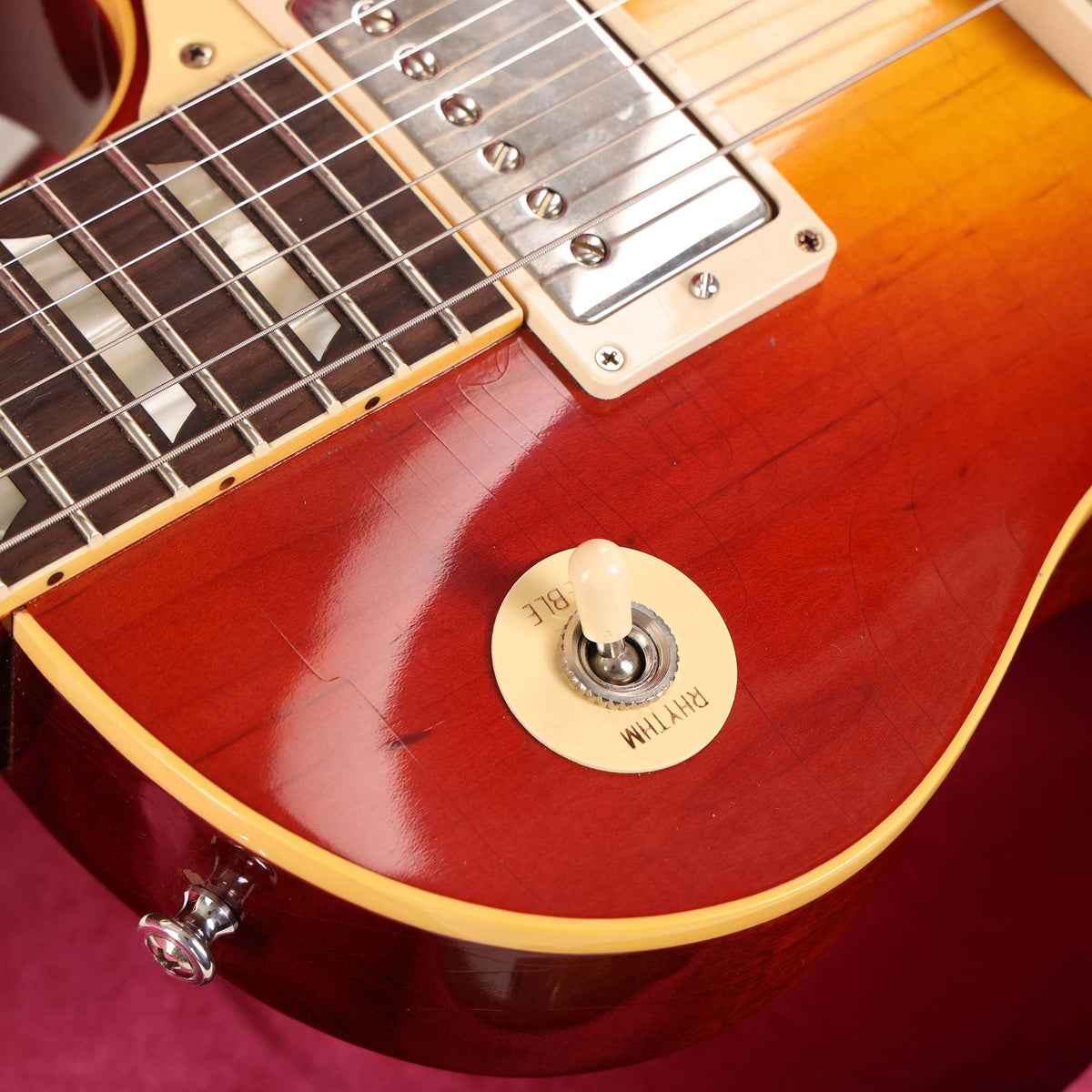 Gibson Custom Shop 1958 Les Paul Washed Cherry Sunburst Murphy Lab Ultra Light Aged 2024 — 6