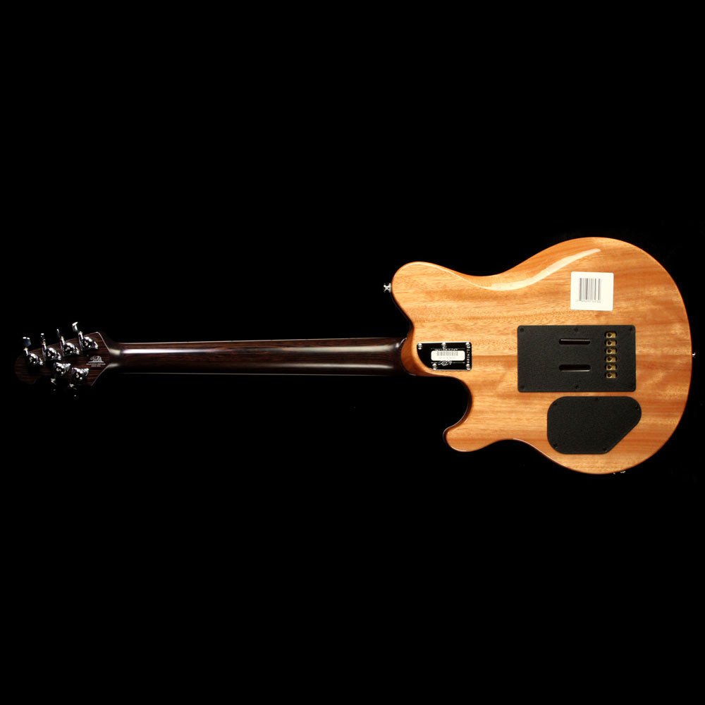 Ernie Ball Music Man BFR Axis Super Sport Tremolo Trans Black Quilt Top — 3