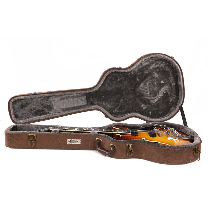 Eastman T64/v-GB Thinline Hollowbody Guitar Antique Goldburst Varnish 2024