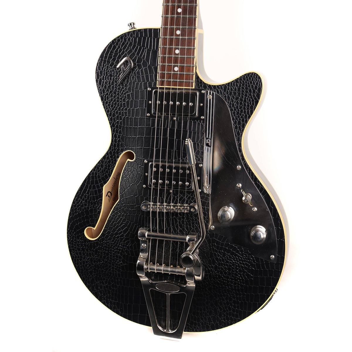 Duesenberg Starplayer TV Outlaw Black Alligator Tolex 2009 — 5