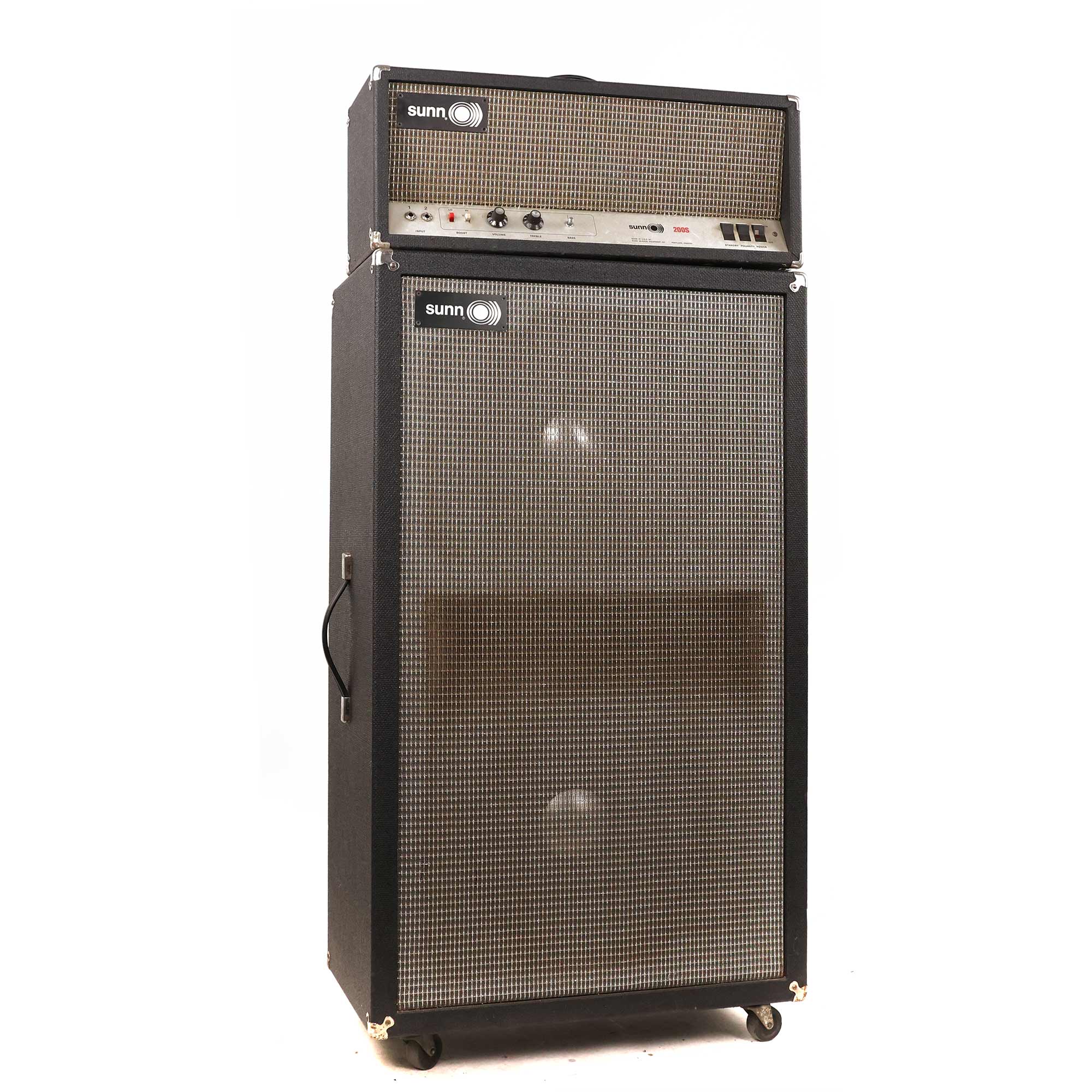 SUNN 200S Head and 2x15 Cabinet - Local Pickup Only | The Music Zoo