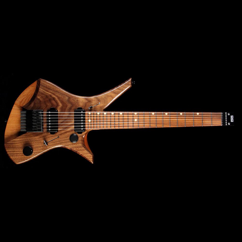 Downes Guitars 101H7 7-String Electric Guitar Walnut Top Natural — 2