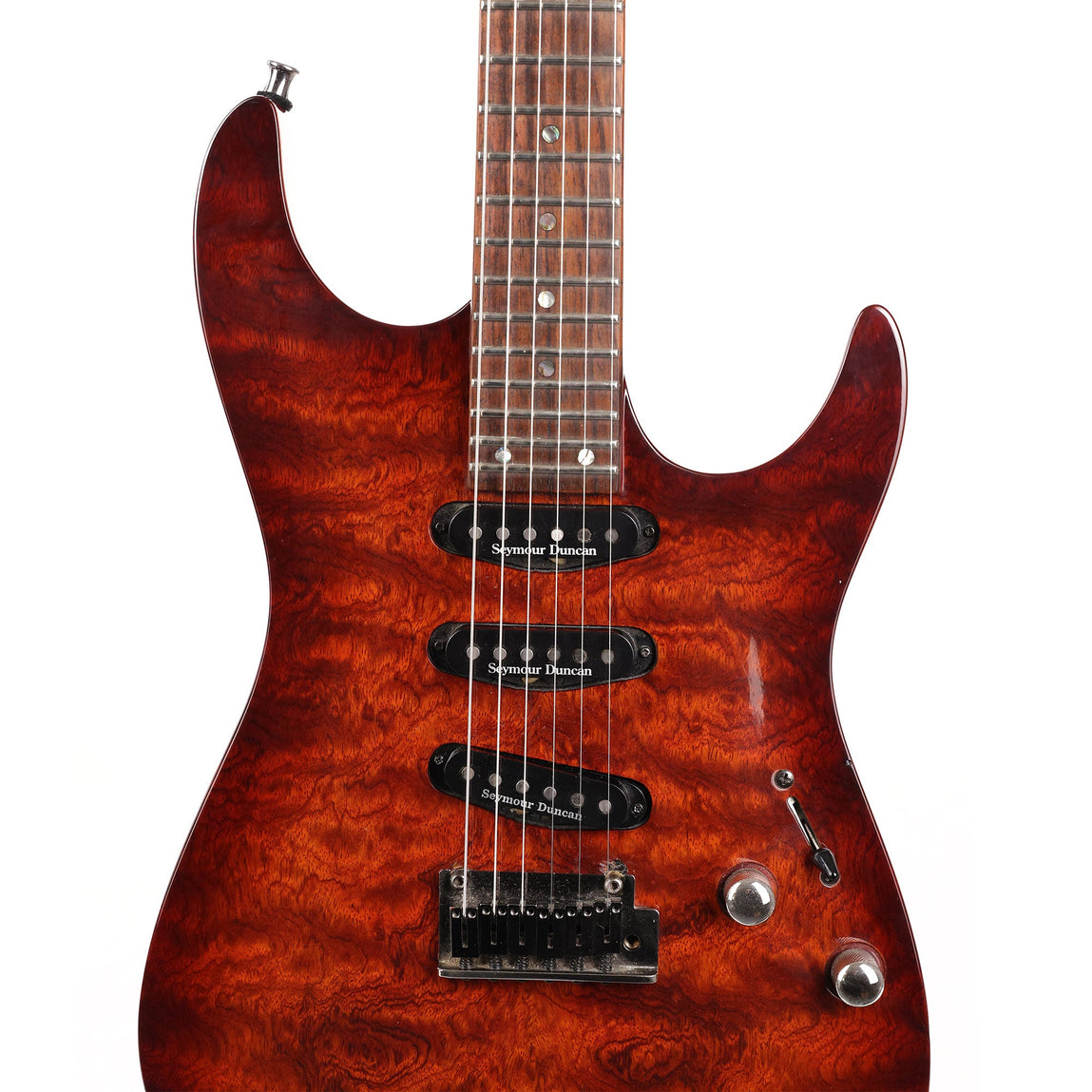 ギター Fender showmaster Fender Showmaster Quilted Jacoba 2004 | The Music Zoo