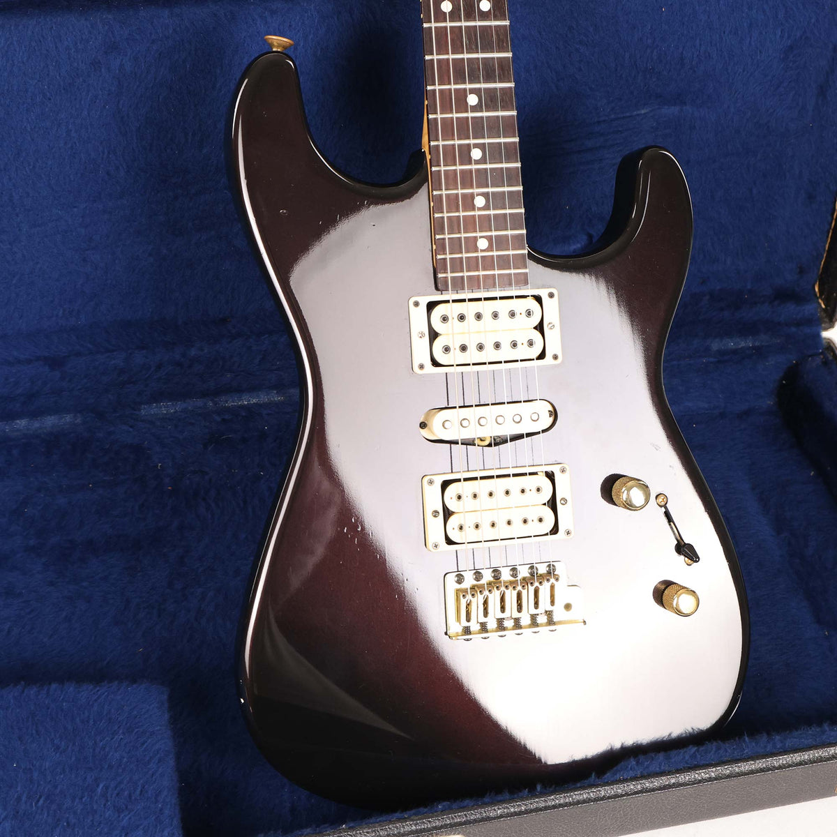 1982 Charvel San Dimas Burgundy Sparkle — 5