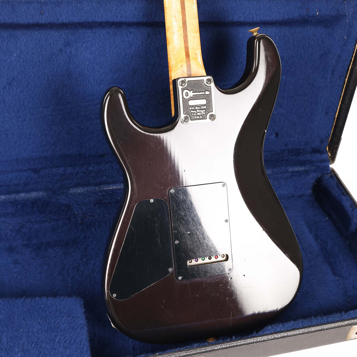 1982 Charvel San Dimas Burgundy Sparkle — 6
