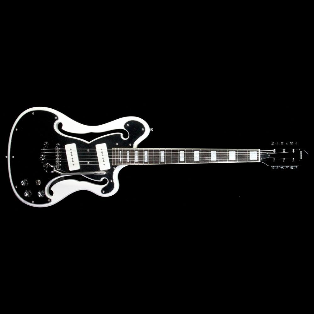 Eastwood Deerhoof Signature EEG DLX Black on White | The Music Zoo