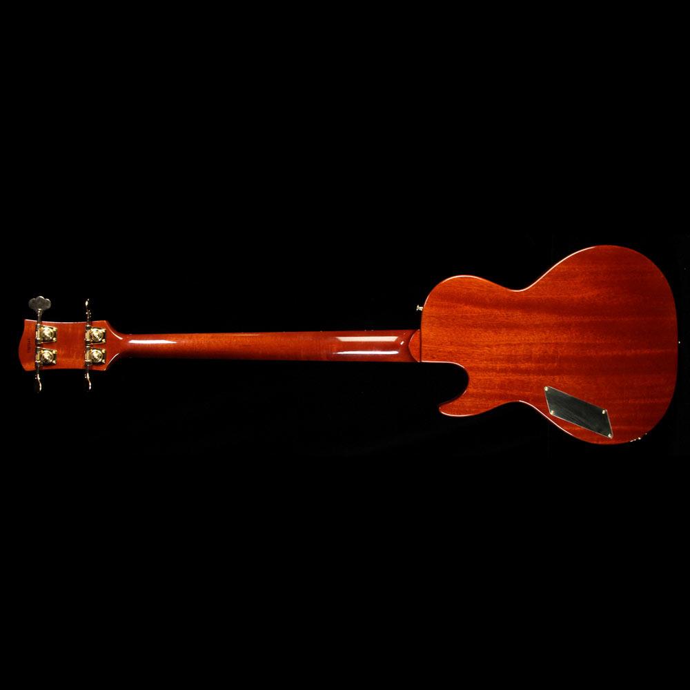 B&G Guitars Big Sister Electric Bass Guitar Honey Burst — 3