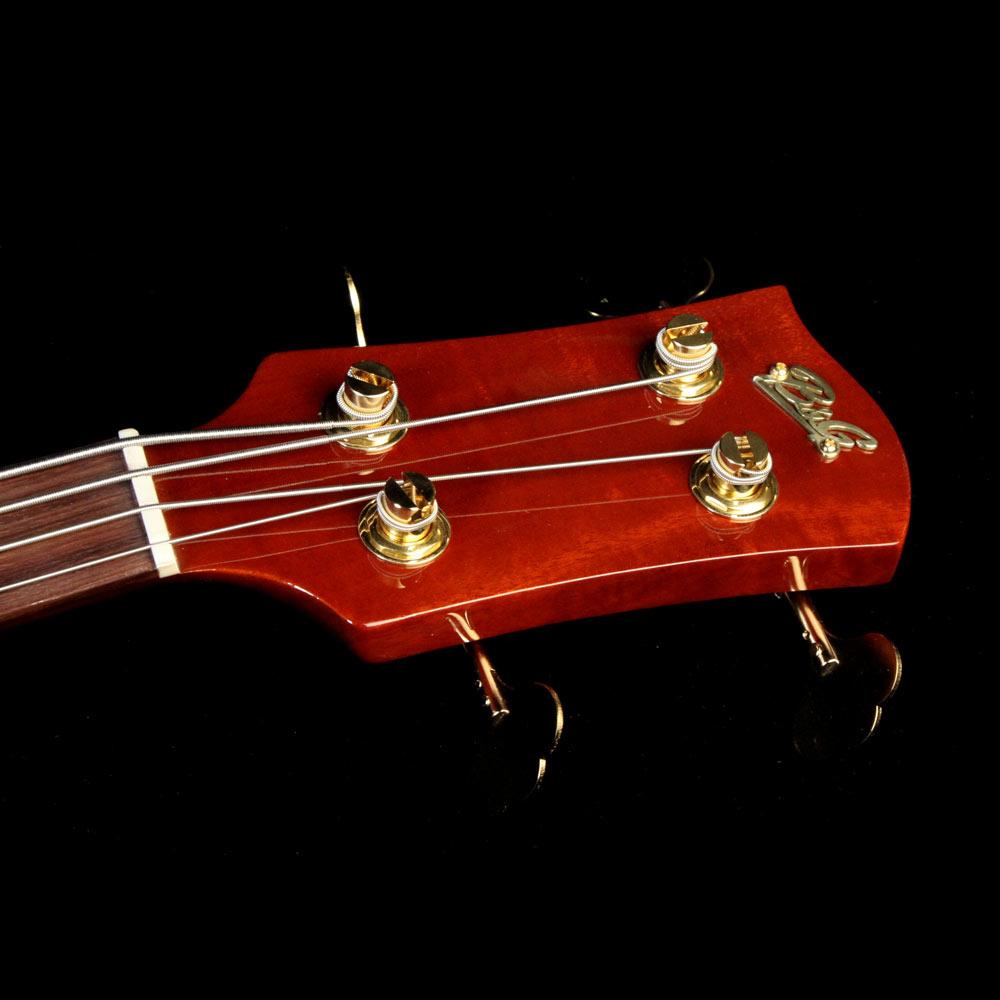 B&G Guitars Big Sister Electric Bass Guitar Honey Burst — 4