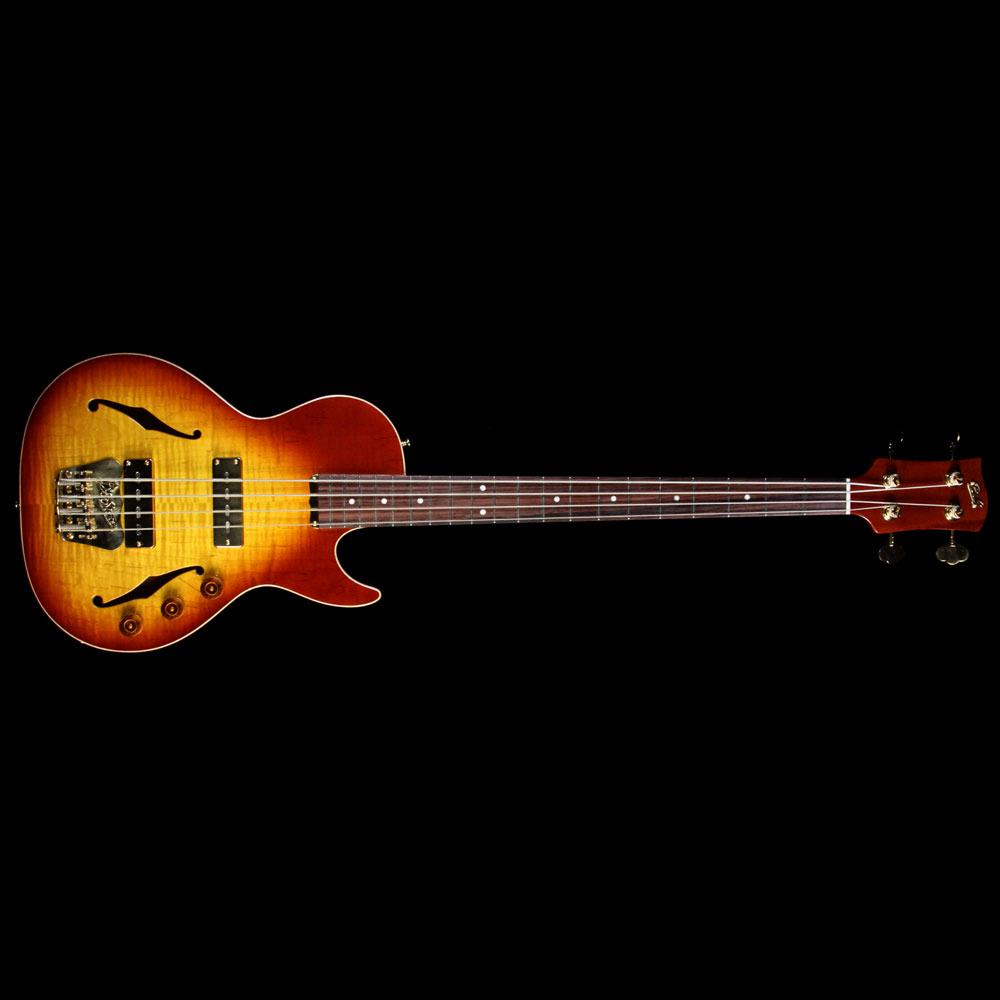B&G Guitars Big Sister Electric Bass Guitar Tobacco Burst — 2